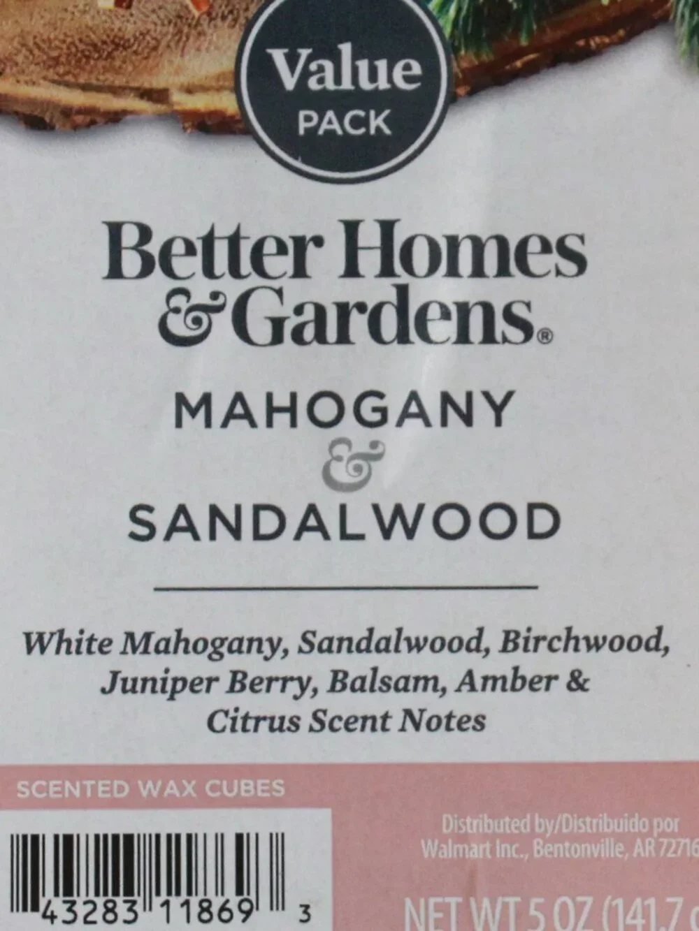 Pair of Better Homes & Gardens Scented Wax Cube Packs